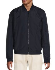 Michael Kors Men's Size Large Talson Bomber Jacket Midnight Blue