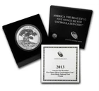 2013 5 oz Silver America The Beautiful ATB Great Basin Nat'l Park .999 BURNISHED