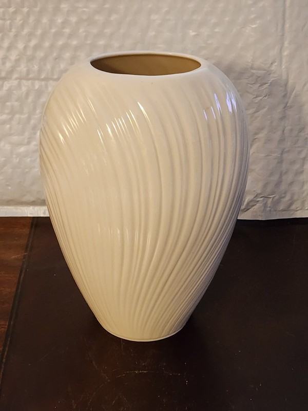 889.  Lenox Mirage Porcelain Vase, 8" Tall, 6" Wide