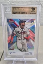 2018 Bowmans Best Ronald Acuna Jr Refractor Rookie Card BGS 10 Pristine. rookie card picture