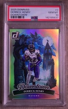 2025 Donruss #3 Derrick Henry DOWNTOWN PSA 10 Gem Mint Ravens All Pro 
