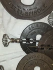 Vintage Cast Iron Griswold Reversible Steel Spindles LOT of four total