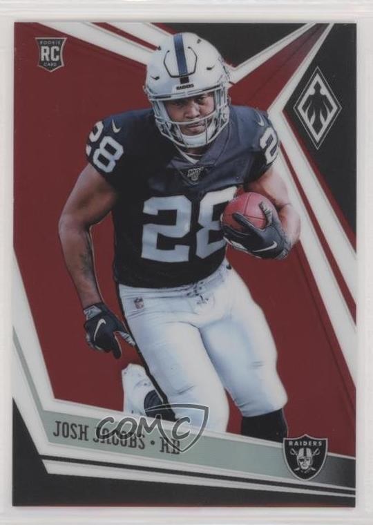 2019 Panini Phoenix Rookies Red 130/299 Josh Jacobs #106 0a6