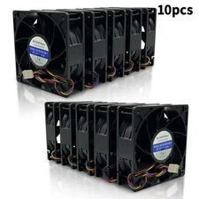 10x Bitmain Antminer 6000 RPM Cooling Fan S19 L3+ S17 Pro S19 Pro S19j ProFx
