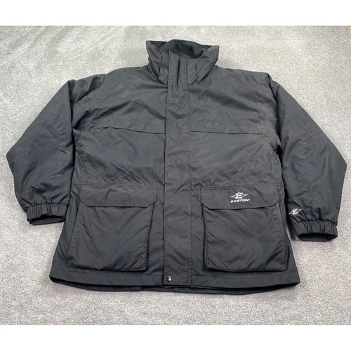 Easton Baseball High Performance Full Zip Parka Jacket Men's Size M Black - product listing photo