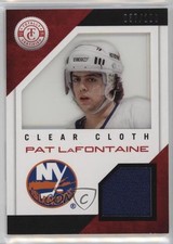 2013-14 Totally Certified Clear Cloth Jerseys Red 37/100 Pat LaFontaine HOF 10ea