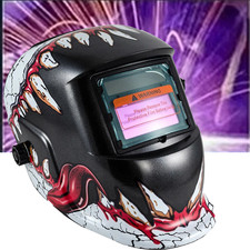 NEW True color Solar Auto Darkening Welding Helmet Arc Tig Mig Grinding Hood US
