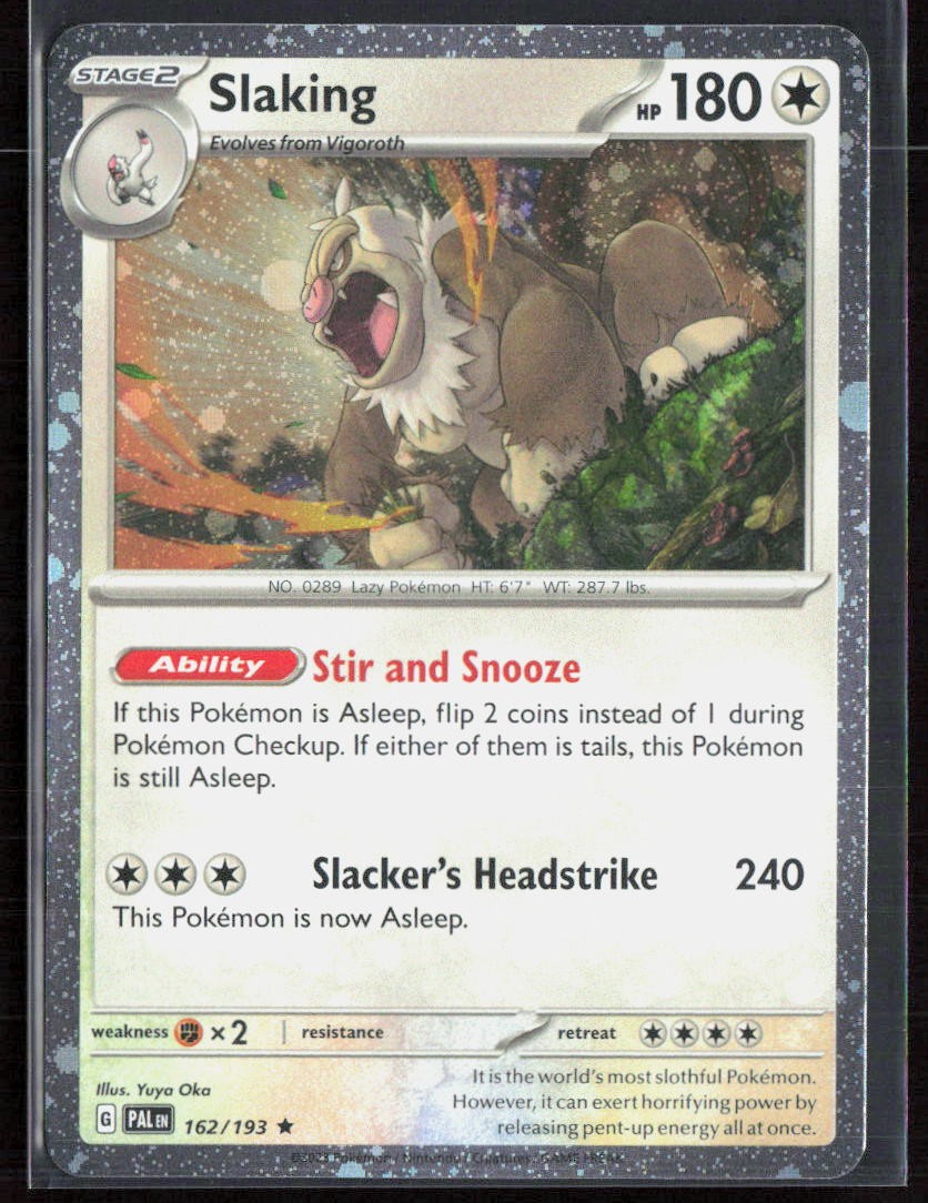Pokemon Slaking (Cosmos Holo) R 162/193 Miscellaneous Cards & Pro... Holofoil NM