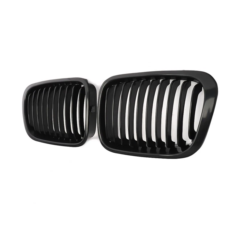 Fits BMW E46 1998-2001 4D 325i 328i 330i Front Kidney Grille Grill Glossy Black Foto 4 de 4
