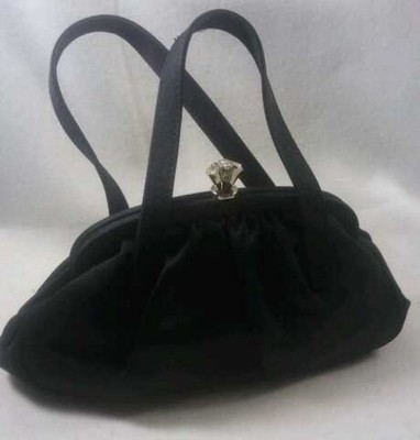 black cocktail purse