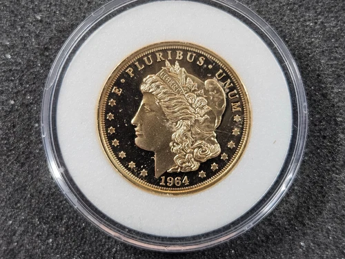 ✨ 2023 $25 GOLD COOK ISLANDS 1/2 OZ 24% PURE MORGAN EAGLE GOLD COIN (0.12 AGW)