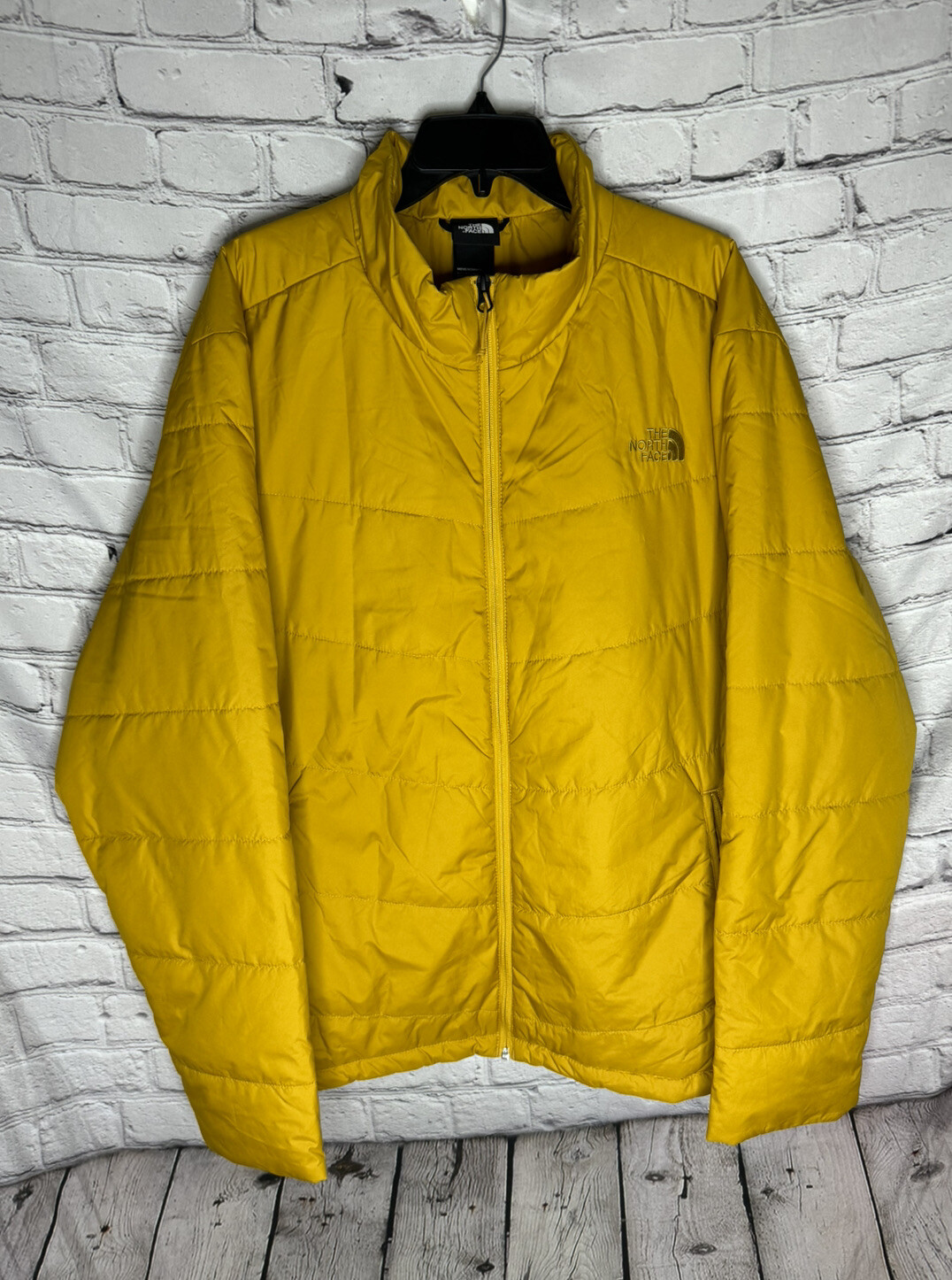 The North Face Mens Full Zip Jacket Mustard