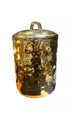 Seletti Canister Jar Fingers x1 Gold Porcelain NEW &pound;60.00 RRP
