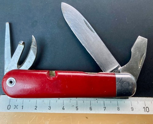 Rare 1964 Wengerinox with Grilon Handle Model 1951 Swiss Army Military Knife