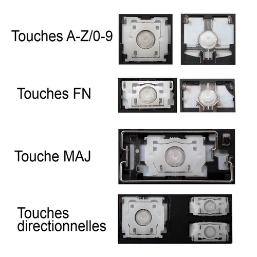 Touche de Clavier pour LENOVO Ideapad 3-14  / Flex 5-14 / Slim 7-14 / V14