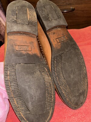 GIORGIO BRUTINI Bartell Brown Leather Tassel Woven Loafers  display picture 1