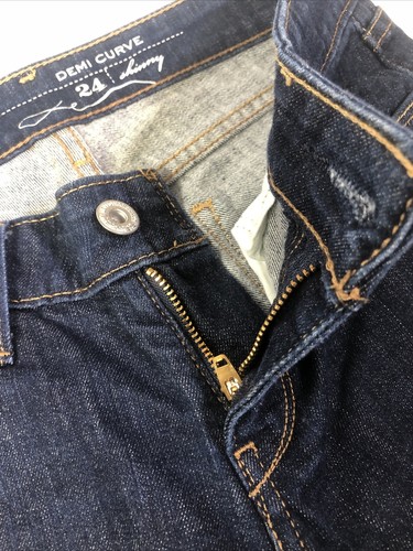 Levis Demi Curve Low Rise Skinny Womens Denim Jeans Size W24 L31 Blue - Picture 7 of 11