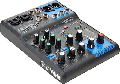 YAMAHA MG06X 6-Channel Mixer 2 Mic/6 Line Inputs SPX Effects D-PRE