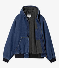 Carhartt Wip W' Og Active Jacket I032240 Blue Stone Washed M