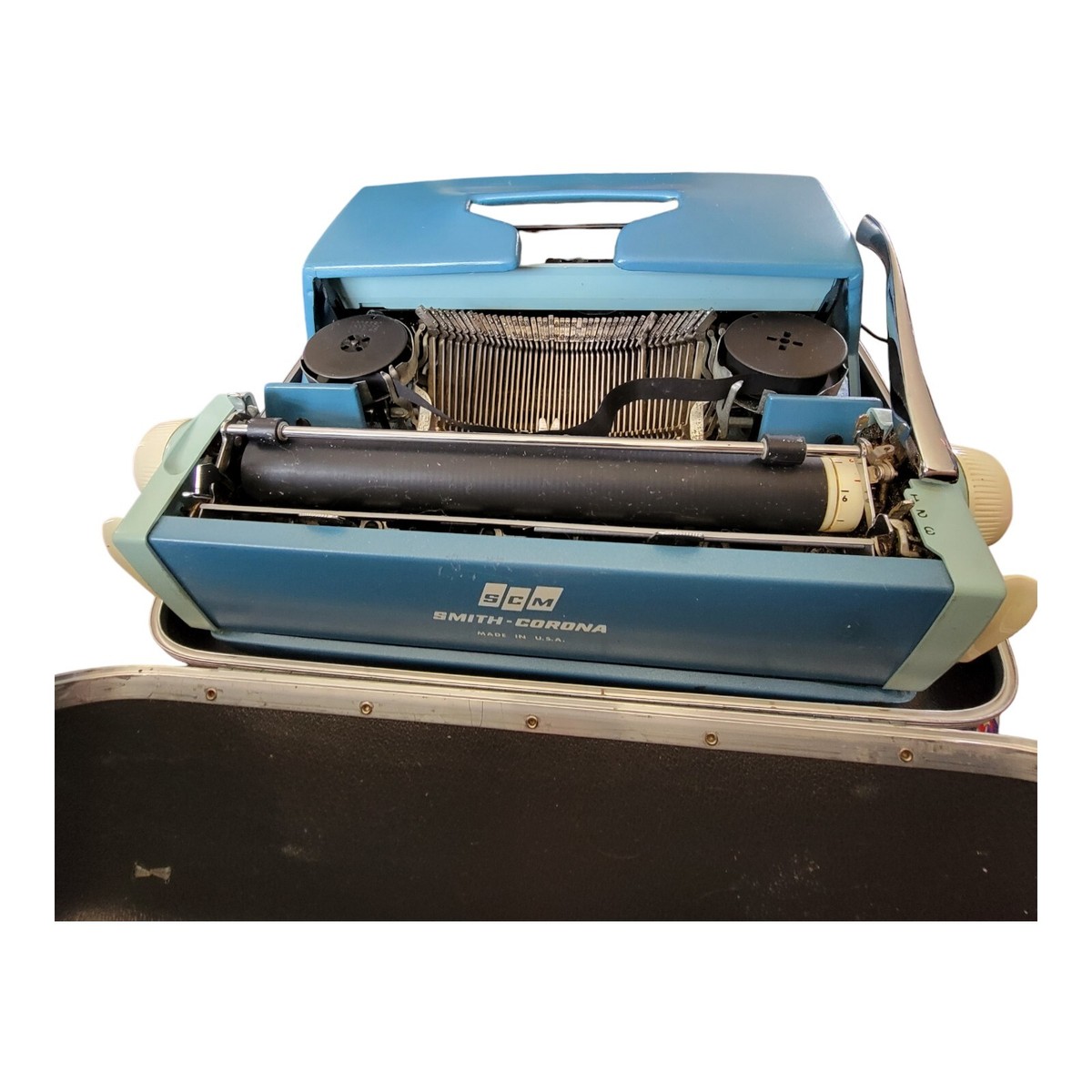Vtg 1970s Smith Corona Sterling SCM Manual Typewriter