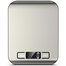 Precision Kitchen Scale Tare, LCD, for Cooking, Baking, 10kg/22lb