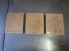 3 AccuCut New Dies Gingerbread Man Bunny Noisemaker