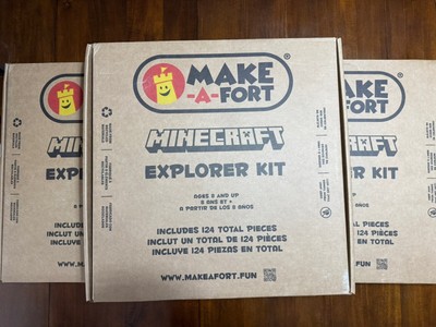 Minecraft Explorer Kit - Build Minecraft in The Real World - Made In USA 3 Pack