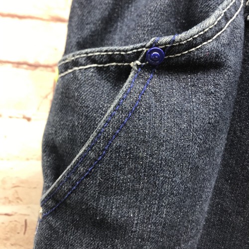 Roca Wear Kids Jeans Blue Graphic Denim Size 20w 32L Primary Colors - Picture 2 of 12