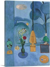 ARTCANVAS The Blue Window 1913 Canvas Art Print by Henri Matisse