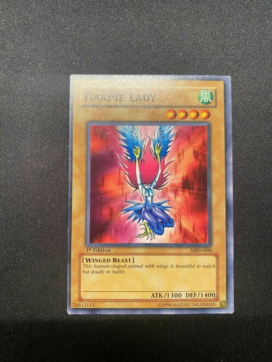 Harpie Lady Original Art Uncensored 1st EUROPEAN MRD-E008 Near