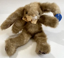 Vintage Purr-fection by MJC Plush Bunny Rabbit 1990s Stuffed Animal Toy SO CUTE