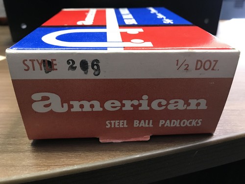 Candado Vintage American Lock, Modelo # 206, Keyed Different (KD), NOS - Imagen 6 de 8