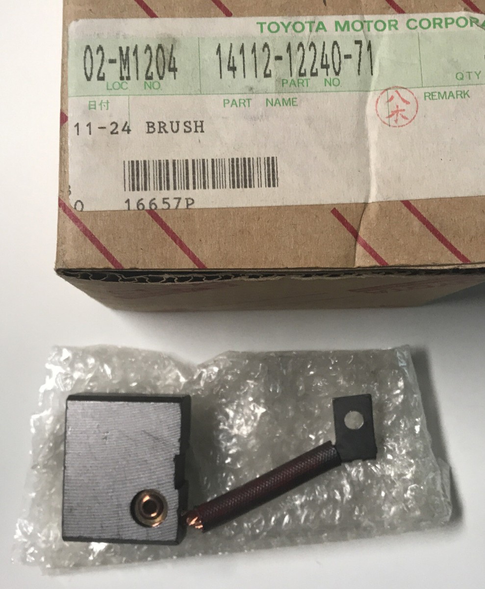 電動ブラシ NEW OEM DRIVE MOTOR BRUSH #14112-12240-71 TOYOTA FORKLIFT, $78.50