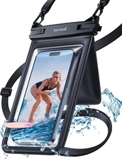 Waterproof Phone Pouch Case - [Double Space] IPX8 Water Proof Cell Phone Dry Bag