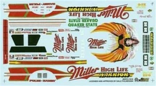 Slixx 1910 Miller High Life Warrior Somerset F/C-Pulde 1/25 drag decal