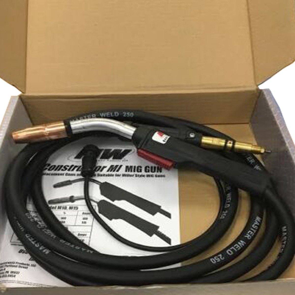 Masterweld Miller 169599 Mig Welding Gun Torch Stinger M-25 15 ft