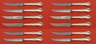 Joan of Arc by International Sterling Silver Steak Knife Custom Set 12 pc 8 1/2"