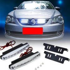 Car DRL Light Fog Driving Daylight Daytime Running LED Head Lamp 8LED White