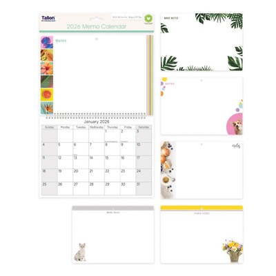 2026 Familienkalender hängend Wiro Foto Memoboard Wand beschreibbar abwischbarer Stift