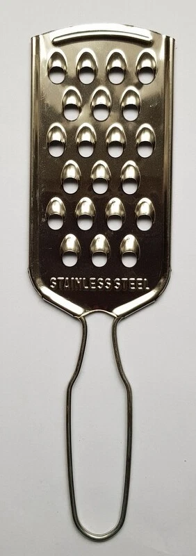 Reibe Käse Hobel Parmesan Muskat Ingwer Zitrone Gewürze Edelstahl grob