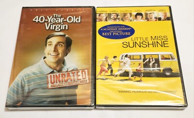 The 40-Year-Old Virgin (Unrated Edition) & Little Miss Sunshine DVD NEW SEALED