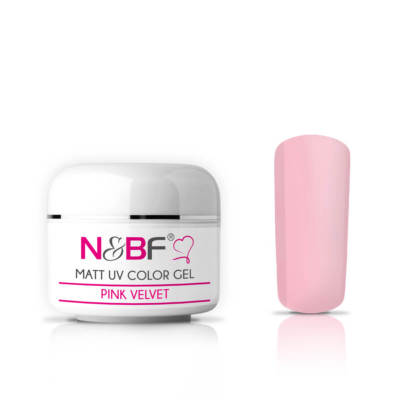 UV Farbgel Matt Look 5ml Pink Velvet mittelviskos Nagelgel Farben Color Gel 