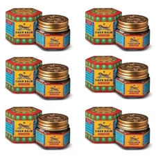 6 packs X Tiger Balm Red Ointment Super Strength Pain Relief Balm 21ml FREE SHIP