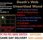 ✅ PC PS4 PS5 XBOX SWITCH✅Death's Web Necro Poison Diablo 2 Resurrected Items D2R