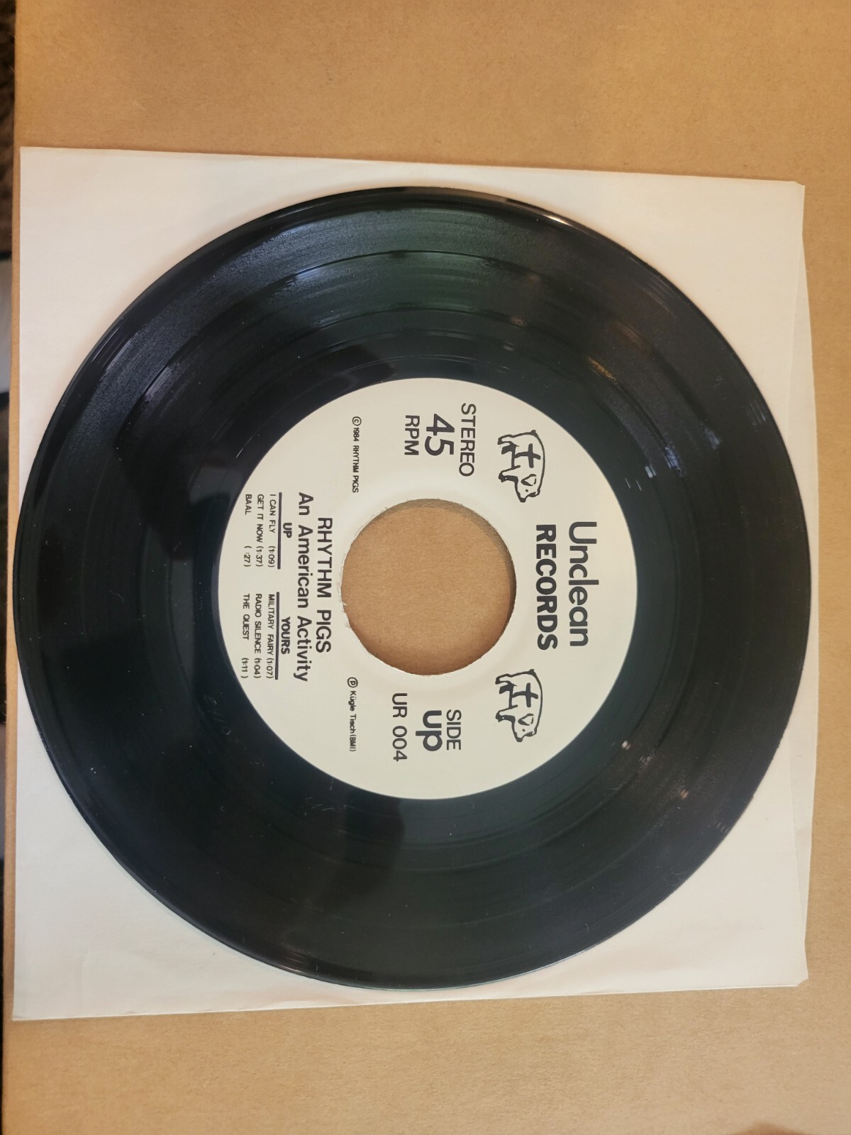 Rhythm Pigs orginal records +poster mdc rkl clown alley black flag verbal abuse