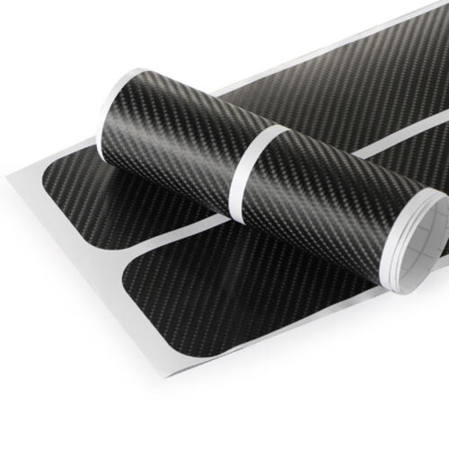 Carbon Fiber Car Door Plate Sill Scuff Cover Sticker Anti Scratch Accessories - Picture 5 of 7