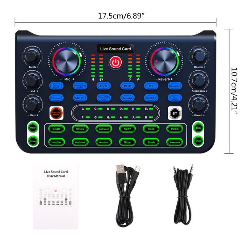 Sound Board Sound Effects Board for Voice Chat Streaming Bluetooth  Compatible | eBay