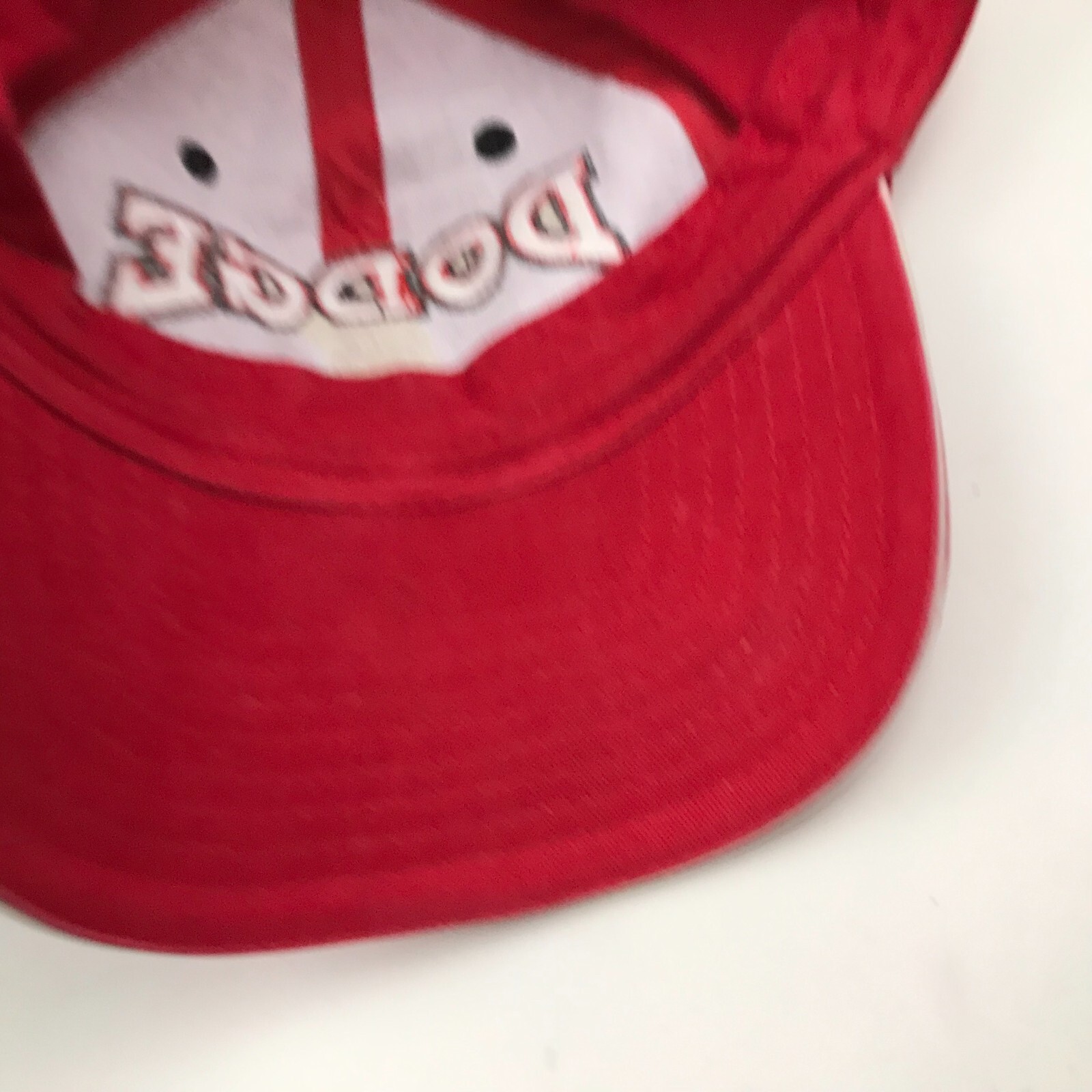 Dodge Hat Cap Strapback Red Black Adjustable Embr… - image 9