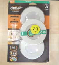 ULTRA PROGRADE ProLink Plug-in LED Under Cabinet Puck Lights (3-Pack)