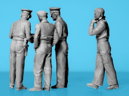 Montgomery’s Staff Modellino Figure Scala Kit 1:35 ICM 35617 - Foto 5 di 5